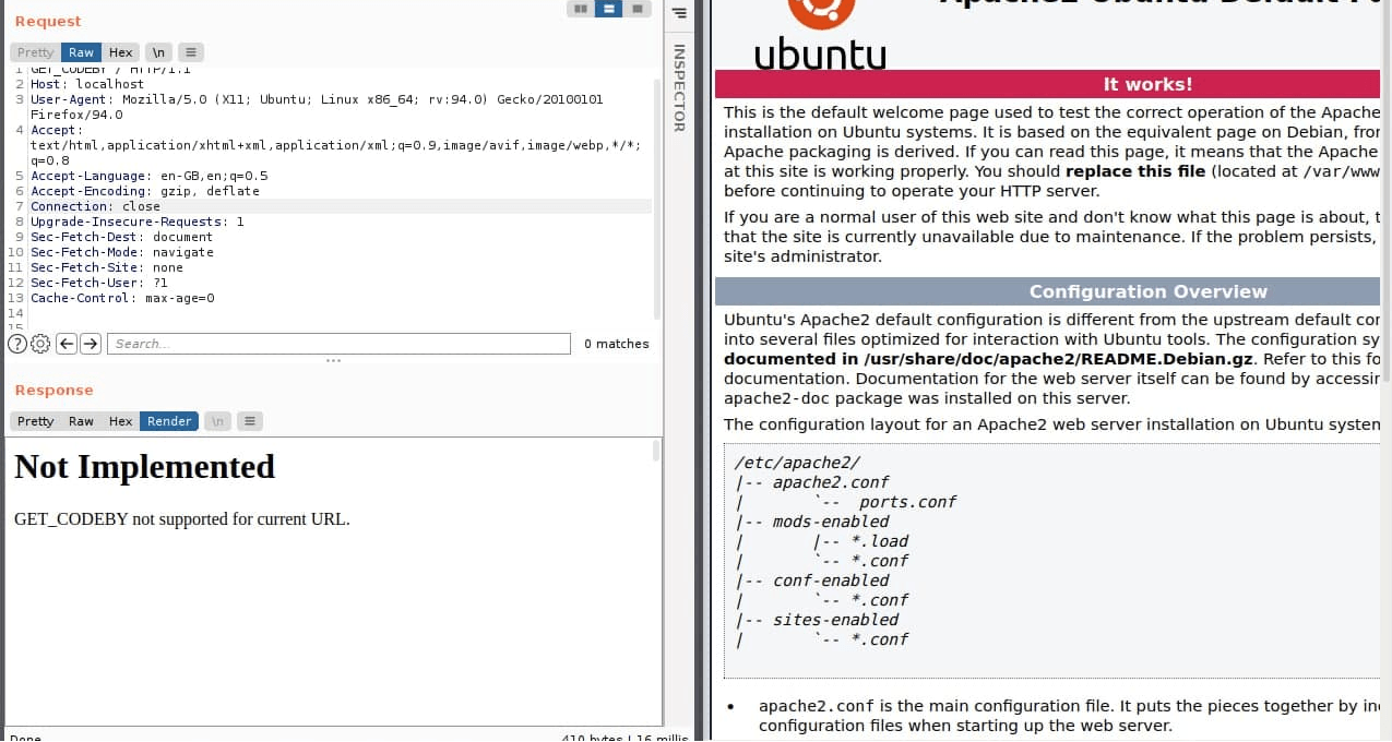 Результат действий